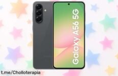 Teléfono móvil Samsung Galaxy A56 5G, cámara pro de 50 MP y batería de hasta 29 horas ¡rebajado a un precio brutal! Captura tus mejores momentos antes de que se agote.