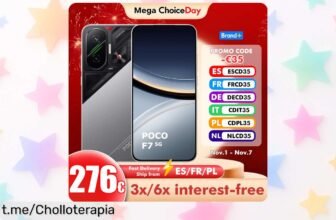 Teléfono móvil super potente POCO F7 5G, ¡ofertón con rebaja que no puedes dejar escapar! Disfruta de su potencia y vive la emoción al mejor precio antes de que se agoten.