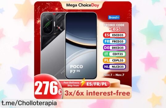 Teléfono móvil super potente POCO F7 5G, ¡ofertón con rebaja que no puedes dejar escapar! Disfruta de su potencia y vive la emoción al mejor precio antes de que se agoten.