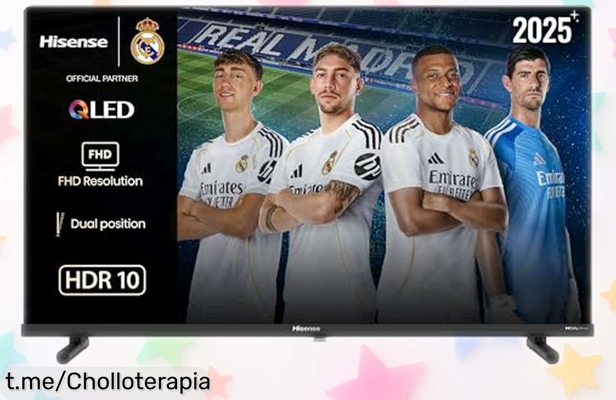 Televisor QLED Hisense 40A5Q de 40 pulgadas, ¡rebajado en un super chollo! Imágenes vibrantes y sonido envolvente para que vivas cada momento al máximo. ¡No te lo pierdas, corre ya!
