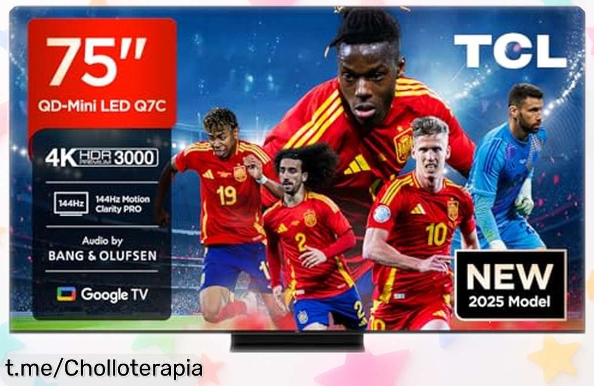 Televisor gigante TCL 75” QD Mini LED con colores y brillo asombrosos, ahora a precio rebajado como nunca; ¡haz de tus pelis una experiencia épica antes de que se agoten!