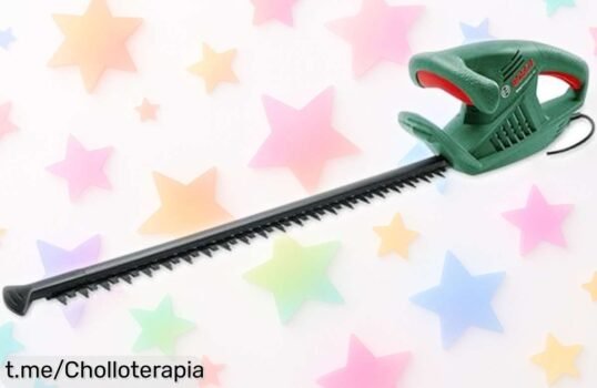 Tijeras cortasetos eléctricas Bosch, el super chollo que transforma tu jardín en minutos; ¡aprovecha esta rebaja antes de que se agoten!