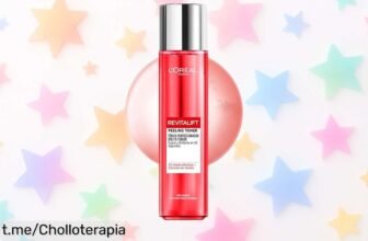 Tónico revitalift de L’Oreal con ácido glicólico y extracto de sandía, ¡piel suave y luminosa en 30 segundos a precio rebajado! No te lo pierdas, ahora es tu oportunidad de brillar.