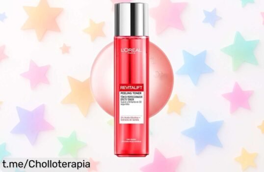 Tónico revitalift de L’Oreal con ácido glicólico y extracto de sandía, ¡piel suave y luminosa en 30 segundos a precio rebajado! No te lo pierdas, ahora es tu oportunidad de brillar.