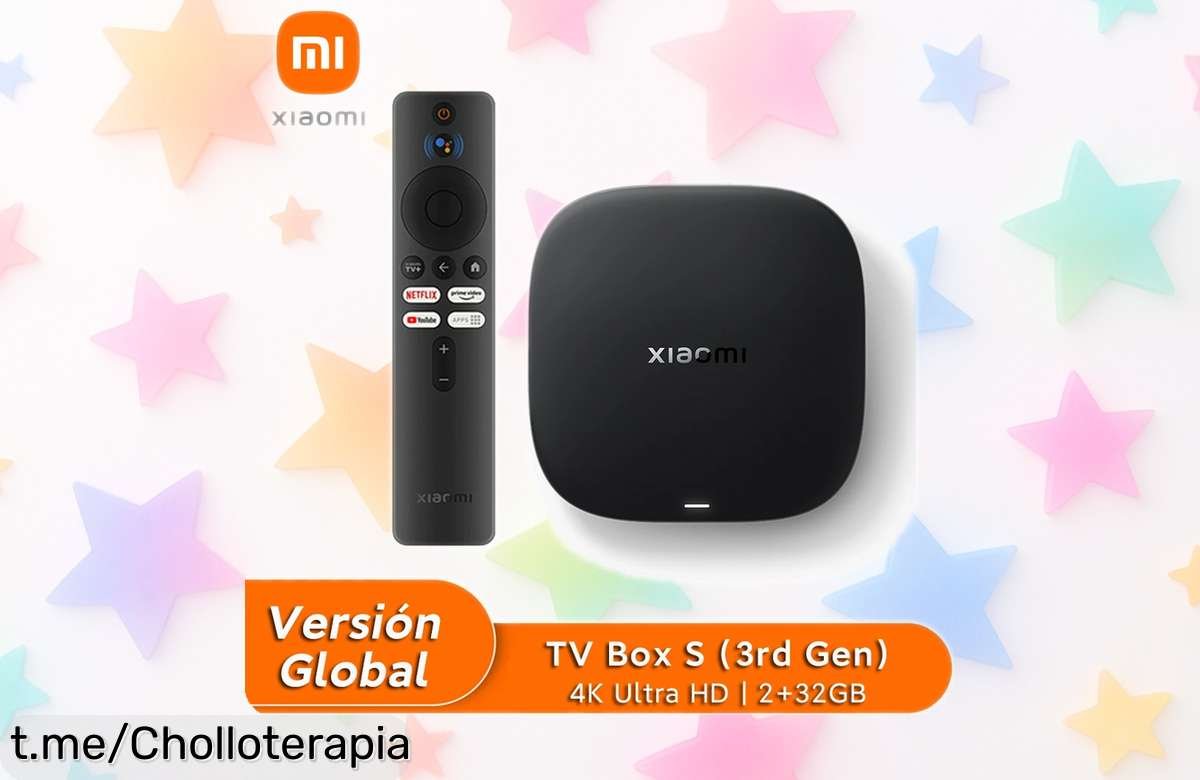 Transforma tu televisor en un cine con la Xiaomi TV Box S 3ra generación: ¡super chollo de precio rebajado para disfrutar ya tus series y pelis favoritas!