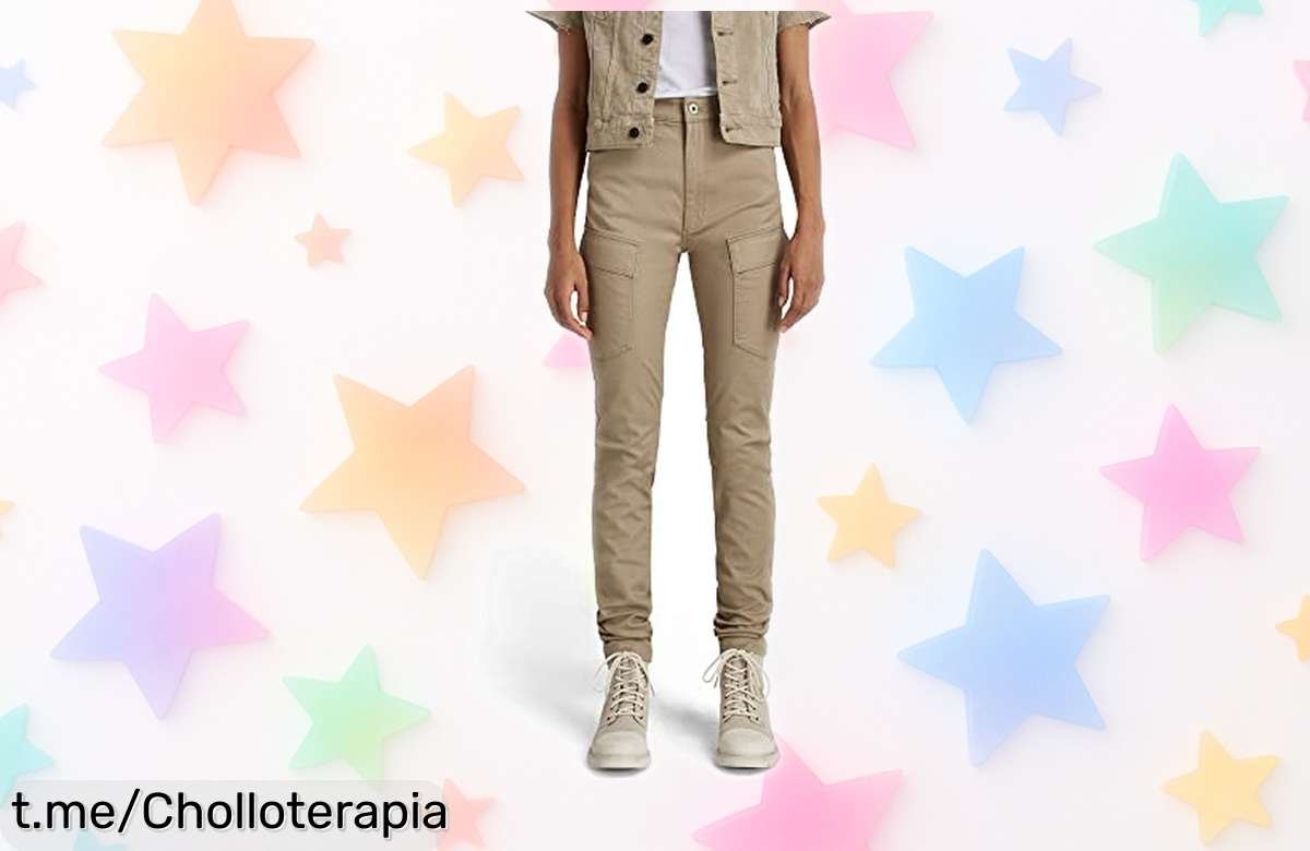Ultra high skinny beige GStar con bolsillo seguro a precio de locura, ¡no pierdas esta oferta única y renueva tu armario ya!