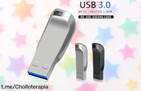Unidad flash USB 3.0 con bolígrafo gratis y precio rebajado que vuela, guarda tus datos a toda velocidad antes de que se agote este super chollo increíble.