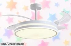 Ventilador de techo Atenas BEL AIR HOME con luz LED y mando a distancia a precio loco, disfruta del silencio y la frescura que mereces ¡Apresúrate antes de quedarte sin el tuyo!