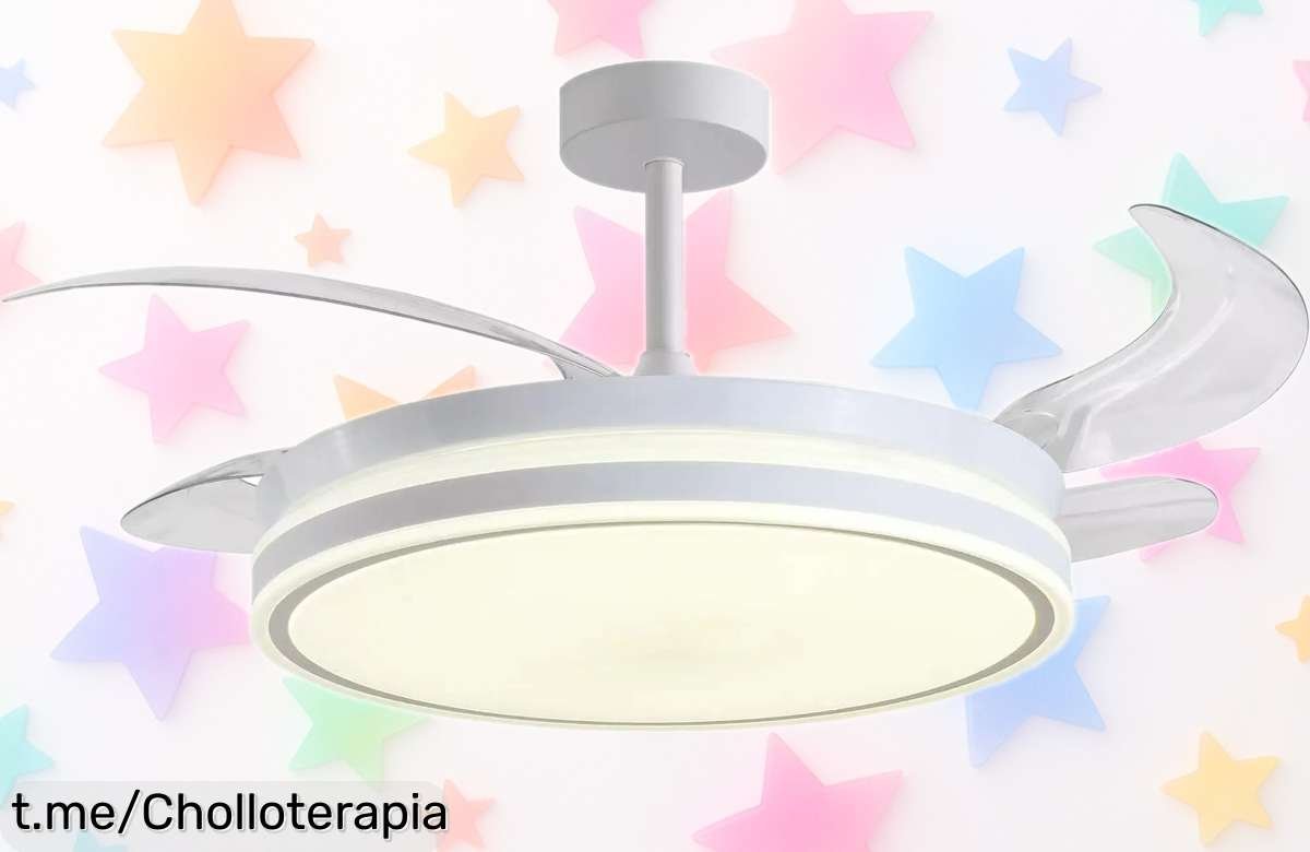 Ventilador de techo Bel Air Home con luz LED y control remoto a precio loco. ¡No te pierdas este super chollo que hará refrescar tu hogar antes de que se agote!