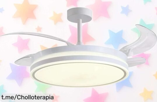 Ventilador de techo Bel Air Home con motor DC: belleza, silencio y control remoto a un precio loco. ¡No te quedes sin el tuyo, son unidades limitadas!