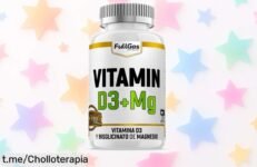 Vitamina D3 + magnesio bisglicinato Fullgas en 120 cápsulas, caída de precio brutal ¡Actúa rápido y dale a tu cuerpo el refuerzo que necesita!