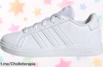 Zapatillas Adidas Grand Court para niños con precio rebajado que quita el hipo: ¡no te quedes sin ellas y deja que tu peque brille con estilo!