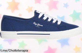 Zapatillas Pepe Jeans Brady Basic azules con detalles metálicos y sujeción segura, ¡ofertón rebajado que te hará lucir espectacular! Corre antes de que vuelen y no te quedes sin ellas.