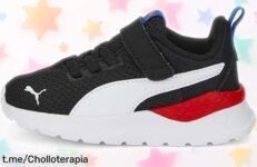 Zapatillas Puma Anzarun Lite AC PS negras a precio de ganga, ¡super chollo cómodo y estiloso que combina con todo! No te lo pierdas, es tu momento de brillar.