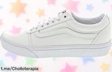 Zapatillas Vans Ward blancas: descuento brutal por tiempo limitado, ¡super chollo para que no pares de moverte y disfrutes cada paso! ¡Hazte con ellas antes de que se agoten!