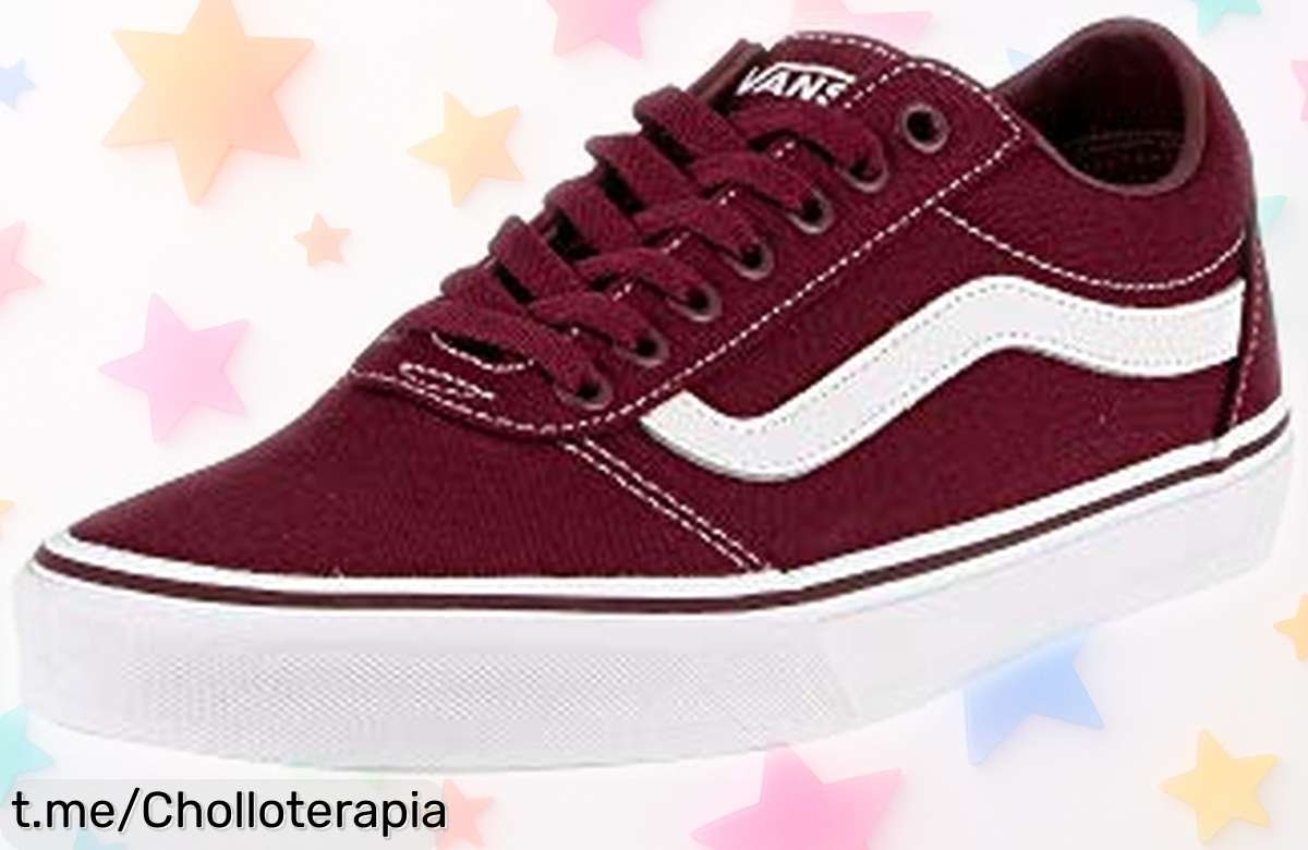 Zapatillas Vans Ward para hombre en cuero auténtico, ¡ofertón que vuela y solo quedan pocas unidades! No dejes pasar esta oportunidad única, hazlas tuyas ya.