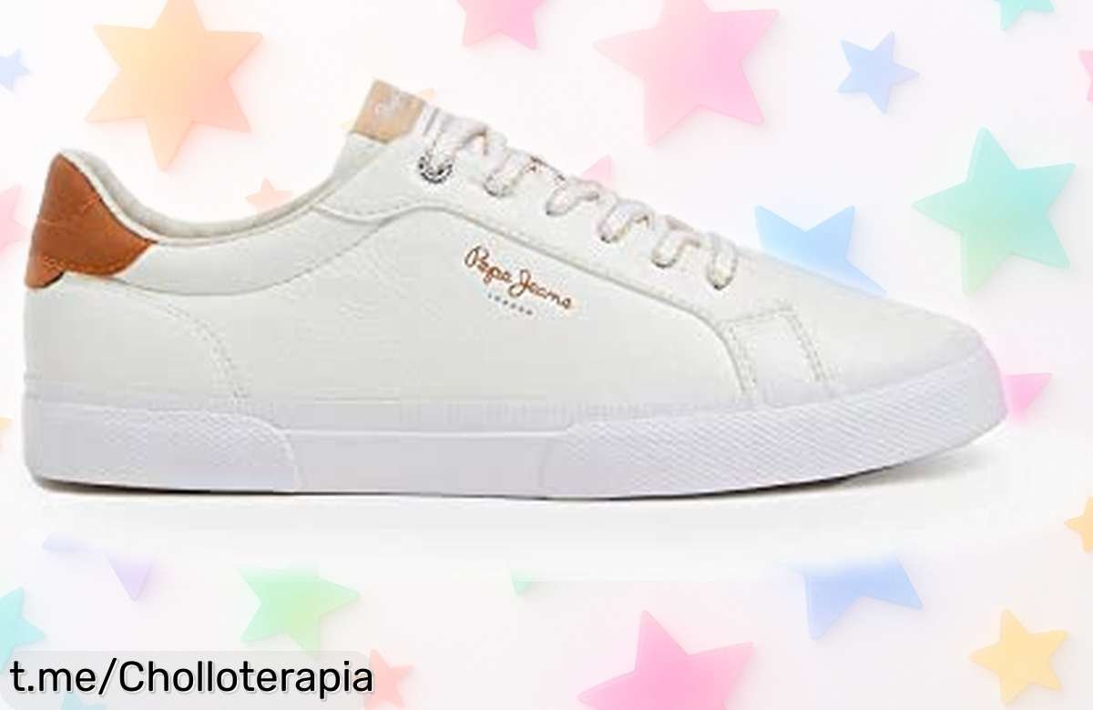Zapatillas clásicas Pepe Jeans Kenton max blancas a un precio rebajado que te dejará boquiabierto, ¡corré antes de que se agoten y destaca con tu estilo!