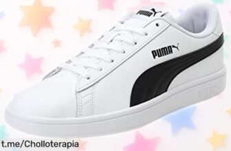 Zapatillas de deporte Puma con suela indestructible y cuero brillante, ahora a precio rebajado: ¡últimas unidades! No te quedes sin el estilo y seguridad que mereces.