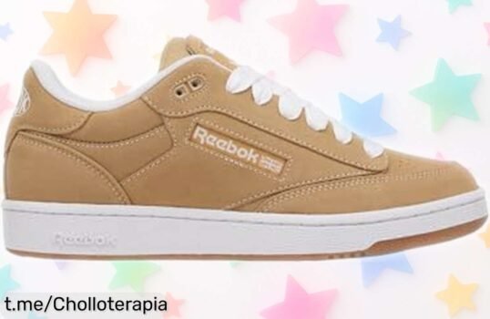 Zapatillas unisex Reebok Club C BULC CLN camel a precio rebajado, perfectas para brillar cada día. ¡No dejes escapar este super chollo que vuela!