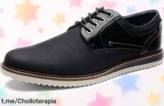 Zapatos de cordones Bruno Marc con estilo clásico a precio rebajado, ¡un chollazo que vuela! Presume pisando fuerte y no te quedes sin los tuyos.