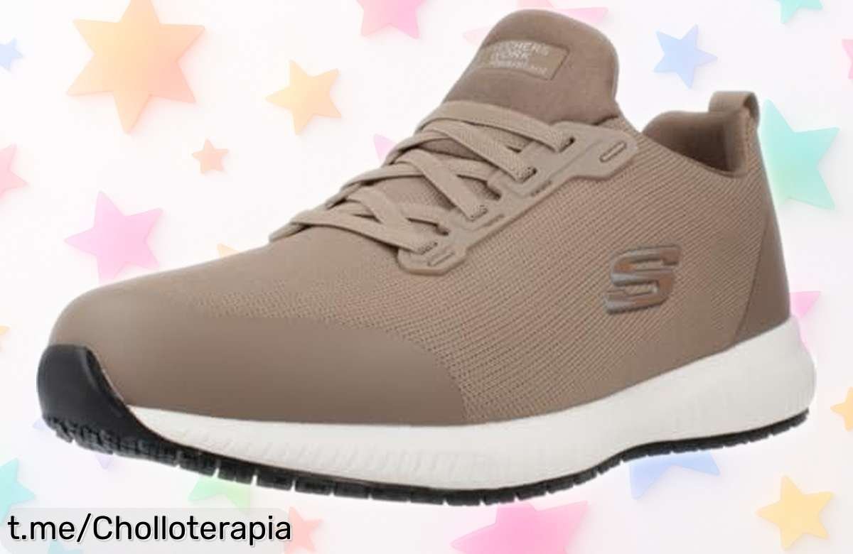 Zapatos para profesionales sanitarios Skechers Squad Sr Myton a precio rebajado, cuida tus pies con este super chollo ¡No dejes que se escapé esta oportunidad!