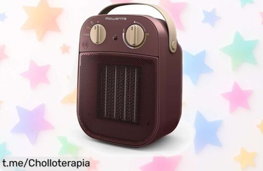 Calefactor potente Rowenta My Nomad, calienta hasta 25m² en segundos a un precio rebajado que vuela; no dejes pasar el calor abrazador y silencioso que mereces ya.