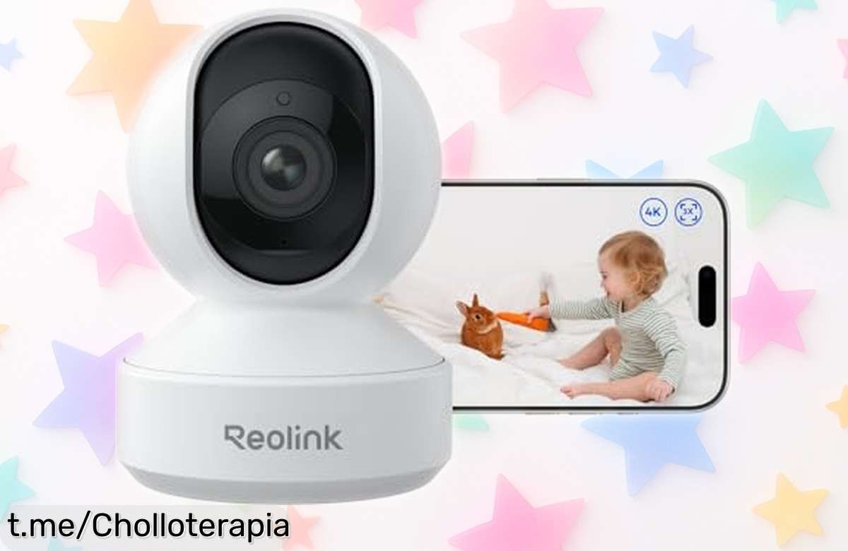 Cámara de seguridad Reolink 4K con giro 360º y zoom óptico 3X, ¡super chollo a precio rebajado por tiempo limitado! Protege tu hogar y duerme tranquilo, consíguela ya.