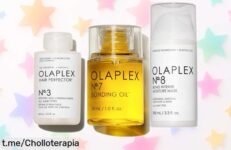 Pack reparación pro con Olaplex Nº3, Nº7 y Nº8: ¡Hidrata, brilla y reconstruye tu cabello al mejor precio rebajado! Este chollo no se repite, luce espectacular ya y enamórate de ti misma.