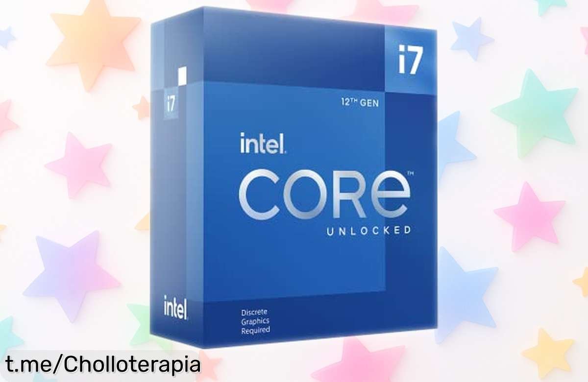 Potente procesador Intel Core i7 12700KF de 12ª Gen, ahora rebajado para que tu PC vuele en juegos y creación. ¡Aprovecha este ofertón y mejora tu rendimiento ya!