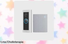 Timbre con cámara Ring Videotimbre Pro cableado y Chime 3.ª gen. a precio rebajado, ve quién está en tu puerta al instante y no dejes escapar este super chollo que te brinda seguridad ¡Compra ya!