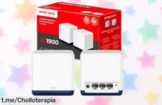 WiFi potente Mercusys Halo con doble banda y cobertura de 350 m², ¡chollo increíble a precio rebajado por tiempo limitado! Disfruta la conexión sin interrupciones que mereces.