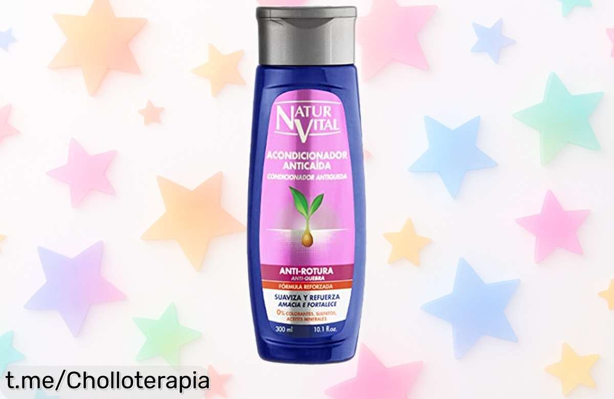 Acondicionador anticaída NaturVital a precio rebajado, brilla y fortalece tu pelo con poderosos nutrientes, ¡no dejes pasar esta oportunidad única!