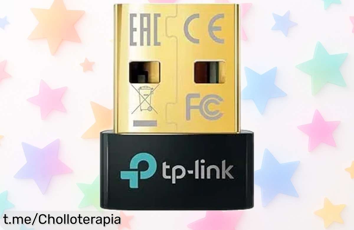 Adaptador Bluetooth 5.3 TPLink mini a precio rebajado, con conexión rápida y alcance mejorado: ¡aprovecha este super chollo y disfruta de la música sin líos!