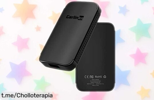 Adaptador inalámbrico CarlinKit para Android Auto: Conecta tu móvil al coche sin cables a un precio rebajado que no se repetirá. ¡Aprovecha y siente la libertad ahora mismo!