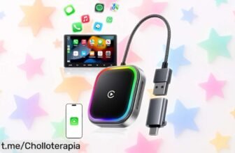 Adaptador inalámbrico WityEye para CarPlay y Android Auto: ofertón increíble que hará tus viajes más divertidos ¡No lo dejes escapar!