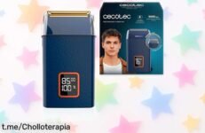 Afeitadora profesional Cecotec con potente motor y cuchillas de titanio a precio loco; ¡aprovecha este súper chollo antes que se agote y disfruta de un afeitado perfecto en segundos!