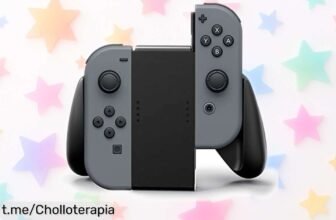 Agarradera ultraligera para JoyCon de Nintendo Switch con luces visibles, ¡rebajado a precio de ganga! Lleva tu juego al siguiente nivel antes de que se agote esta oferta.