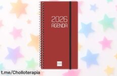 Agenda espiral 2026 con vista horizontal: Planifica tu año fácil y sin líos a un precio rebajado, ¡no dejes escapar este ofertón que te pondrá todo bajo control!