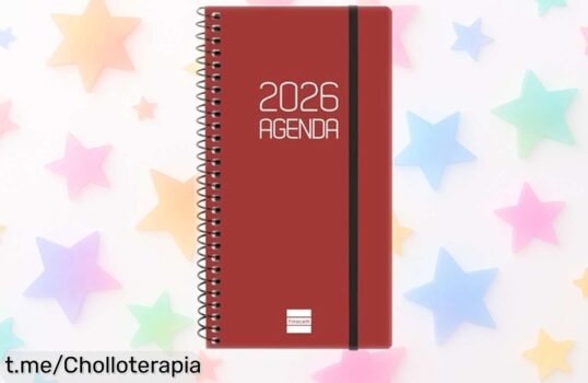 Agenda espiral 2026 con vista horizontal: Planifica tu año fácil y sin líos a un precio rebajado, ¡no dejes escapar este ofertón que te pondrá todo bajo control!