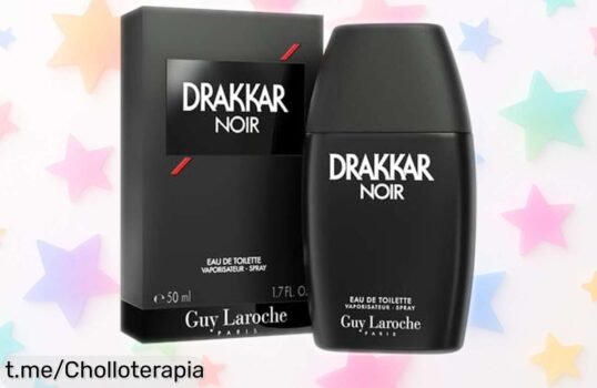 Agua de colonia Guy Laroche Drakkar Noir con aroma potente: precio rebajado ¡No te quedes sin tu dosis de frescura y confianza, quedan pocas unidades!