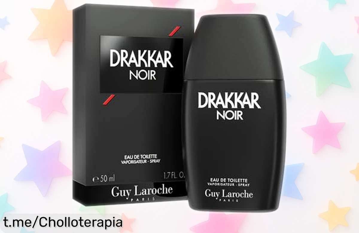 Agua de colonia Guy Laroche Drakkar Noir con aroma potente: precio rebajado ¡No te quedes sin tu dosis de frescura y confianza, quedan pocas unidades!