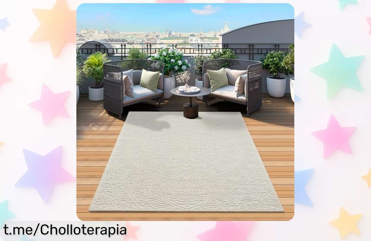 Alfombra crema súper resistente Mia’s Zoey, ¡ahora a precio de ganga! Dale un toque moderno a tu hogar y hazlo brillar antes de que se agote este super chollo.