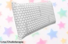 Almohada viscoelástica Somnia descanso con carbono premium a precio loco para despertarte renovado, ¡date prisa antes de que se agoten las últimas unidades!