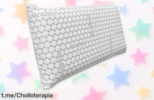 Almohada viscoelástica Somnia descanso con carbono premium a precio loco para despertarte renovado, ¡date prisa antes de que se agoten las últimas unidades!