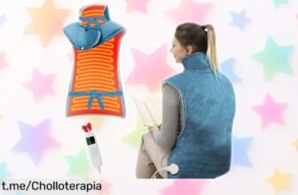 Almohadilla térmica ITSHINY con 6 niveles de calor, ahora rebajada en precio: ¡Déjate llevar por el bienestar y despídete de las molestias al instante!