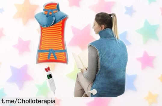 Almohadilla térmica ITSHINY con 6 niveles de calor, ahora rebajada en precio: ¡Déjate llevar por el bienestar y despídete de las molestias al instante!