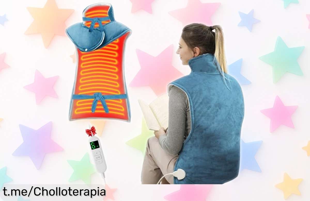 Almohadilla térmica ITSHINY con 6 niveles de calor, ahora rebajada en precio: ¡Déjate llevar por el bienestar y despídete de las molestias al instante!