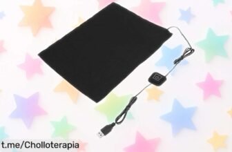 Almohadilla térmica USB de fibra de carbono: ¡Super chollo rebajado para calentar tu cuerpo y a tus mascotas! Mimarte nunca fue tan fácil y económico, no lo dejes escapar.
