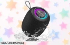 Altavoz Bluetooth portátil con luces RGB que hará de tus fiestas una explosión de energía a un precio rebajado como nunca has visto. ¡Atrapa el ritmo y no te quedes sin el tuyo!