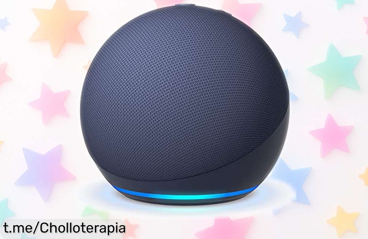 Altavoz inteligente Echo Dot última generación con Alexa, ¡sonido brutal y precio rebajado! No dejes escapar esta oferta limitada, tu hogar al ritmo que elijas.